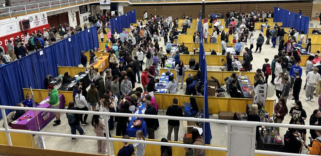 Students gathered at the Schuylkill County Career Fair