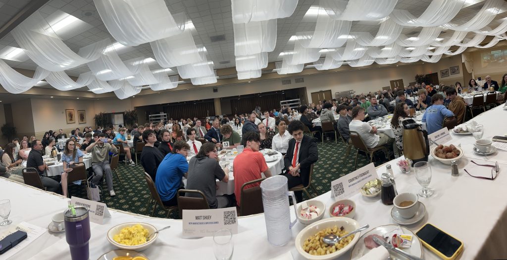 Overview shot of the 2025 YES Breakfast
